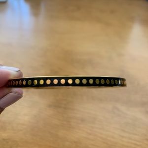 Kate Spade Et Cetera, Et Cetera Black /Gold Bangle